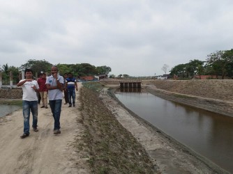 ACf Country Director Visited Canal Re exavation.