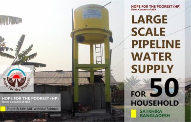 Large Scale Pile Line Water Supply System