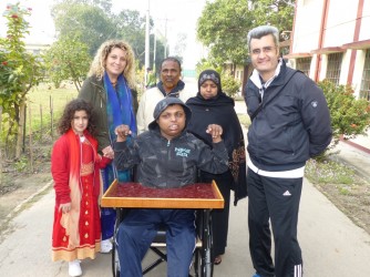 Donor given Wheel chair