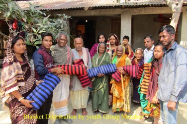 Blanket Distribution by HEAD group to senior citizen