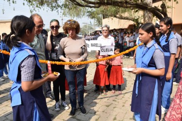 Italian Visitors arrive at Rishilpi- February 2019