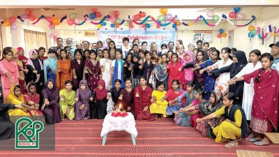 Amar Sonar Poribar (ASP) Day Celebrated with participation from girls Students, Rishilpi Leadership, and Italian Guests