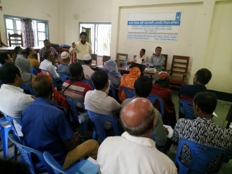 Capacity Building Training to the Disaster Management Committee by Upazila PIO Office