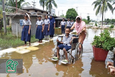 1.	The students of Rishilpi Center School having trouble due waterlog at Rishilpi Center School