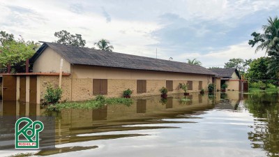 Waterlogged in Rishilpi Campus