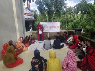 Child and youth group meeting